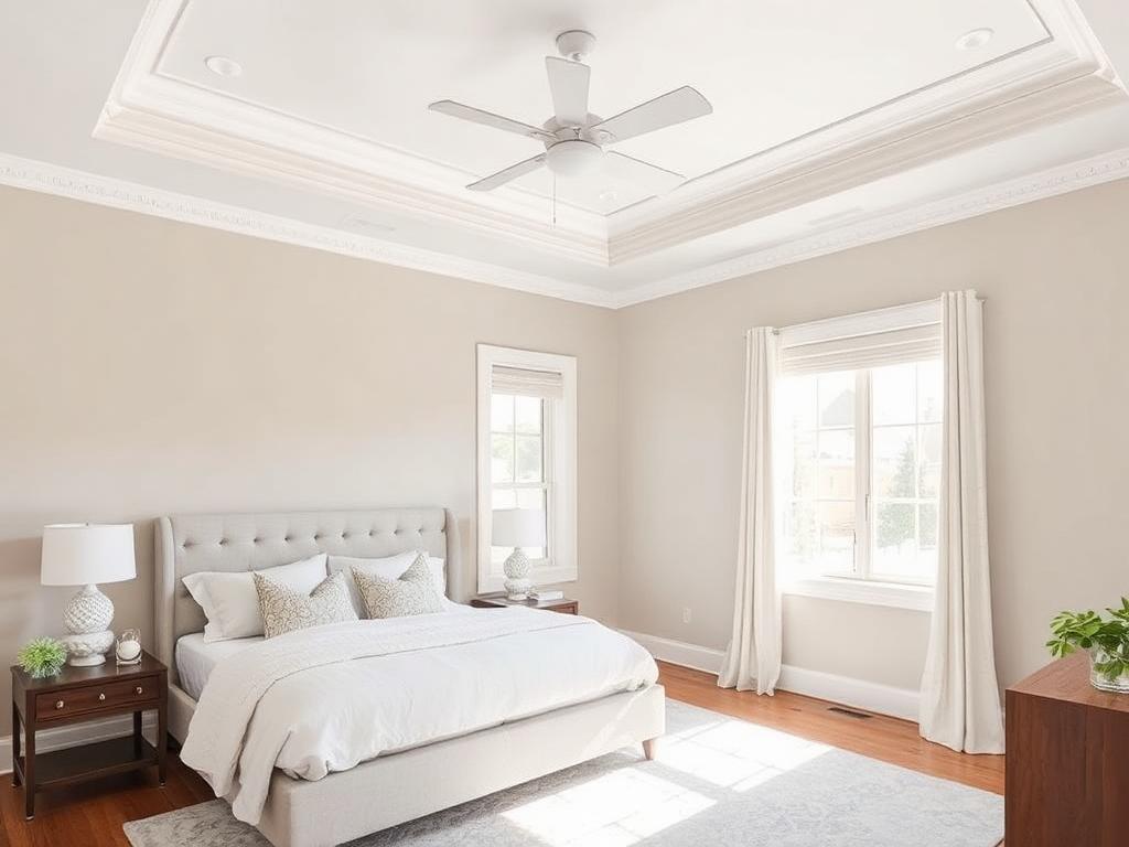 Spring Branch primary bedroom — full repaint after painting